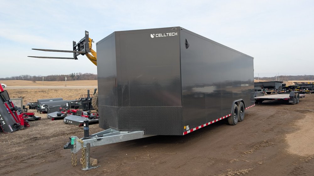 8.5'x24' CellTech Enclosed Cargo 85X24TA5 86"