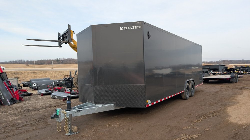 8.5'x24' CellTech Enclosed Cargo 85X24TA5 86"