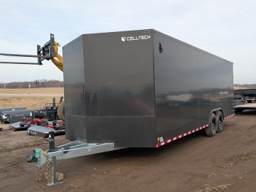 8.5'x24' CellTech Enclosed Cargo 85X24TA5 86"
