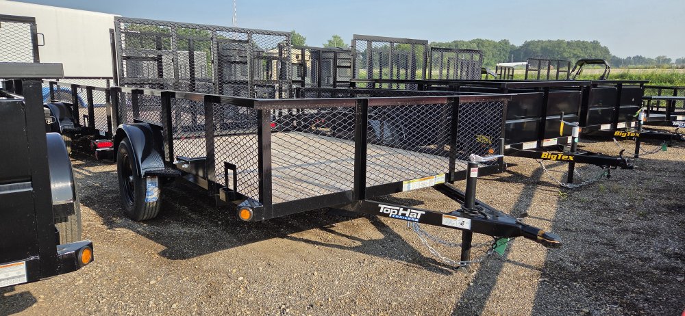 2025 Top Hat Trailers 7x10 Utility Trailer