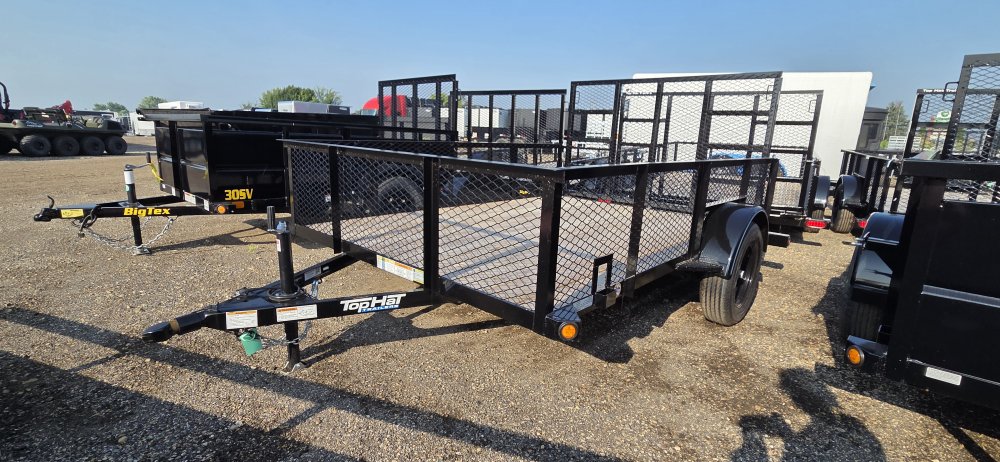 2025 Top Hat Trailers 7x10 Utility Trailer