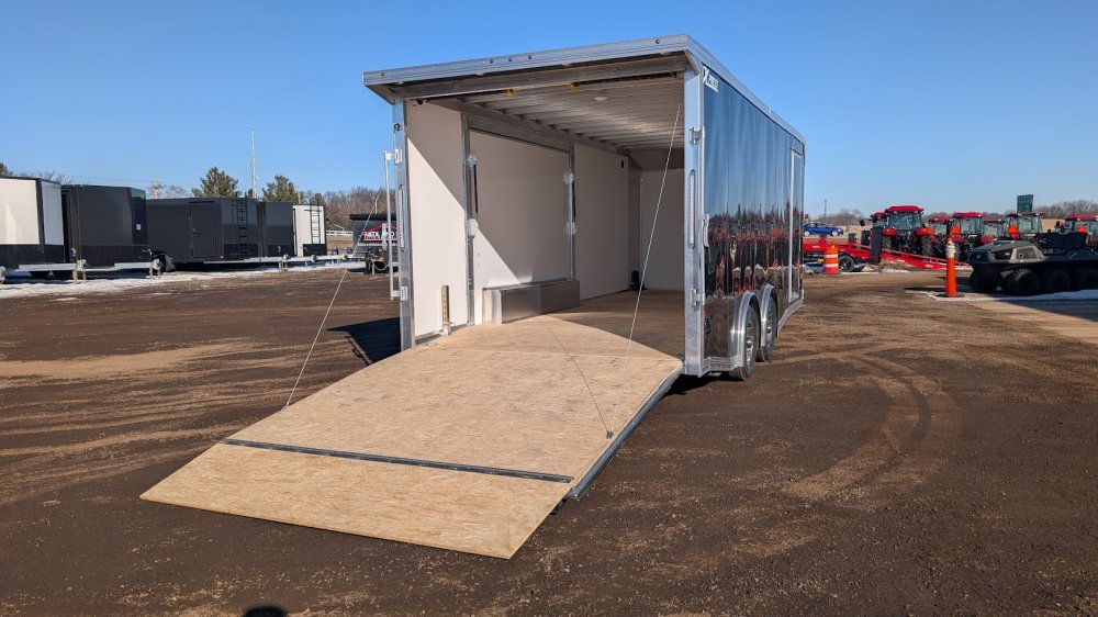 8.5'x20' Alcom Car Racing XPRESS8.5X20CH2-LMSD25 82"