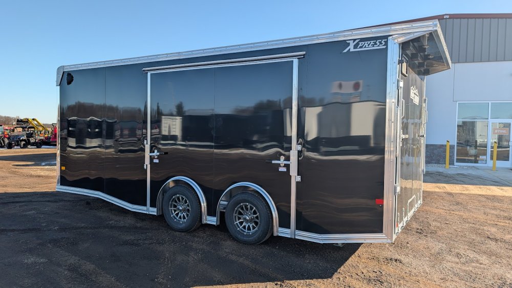 8.5'x20' Alcom Car Racing XPRESS8.5X20CH2-LMSD25 82"