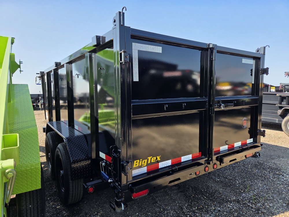 7'x14' Big Tex Trailers Dump 14LP-14-P4 4'