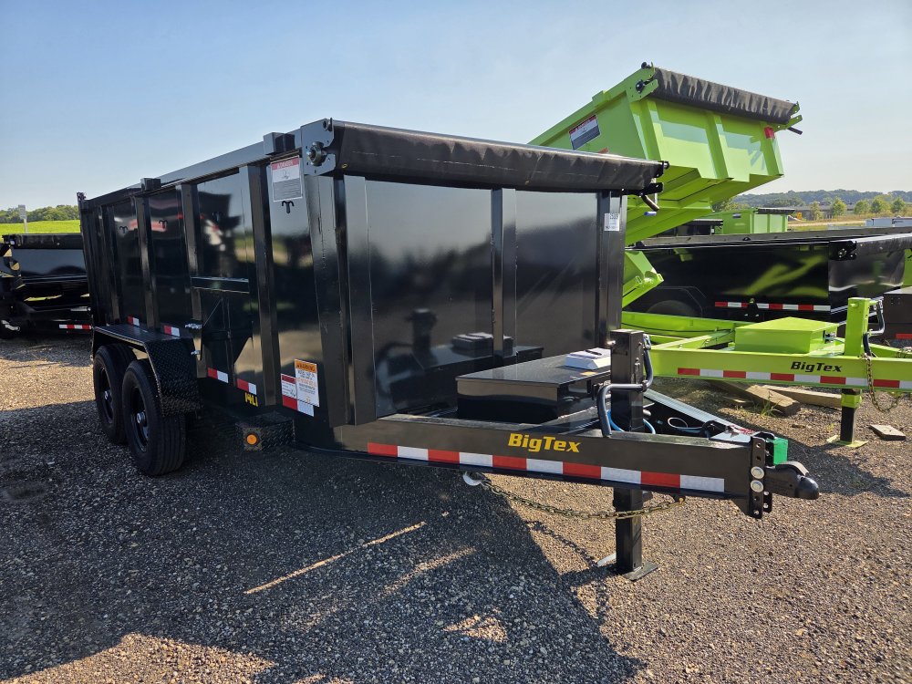 7'x14' Big Tex Trailers Dump 14LP-14-P4 4'