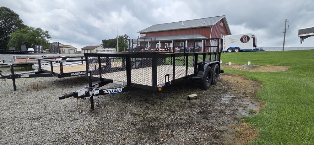 7'x14' Top Hat Trailers Utility RAX12X83-7E-R