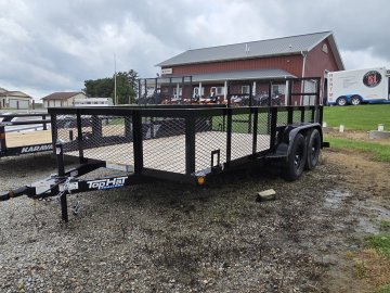 7'x14' Top Hat Trailers Utility RAX12X83-7E-R