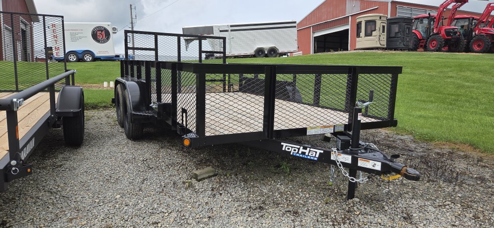 7'x14' Top Hat Trailers Utility RAX12X83-7E-R