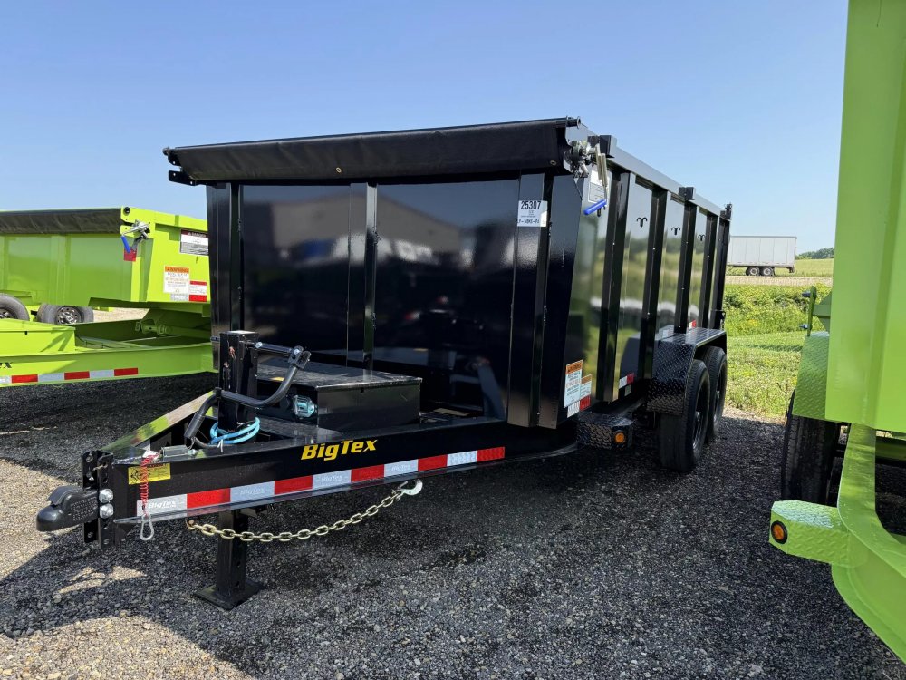 7'x14' Big Tex Trailers Dump 4'