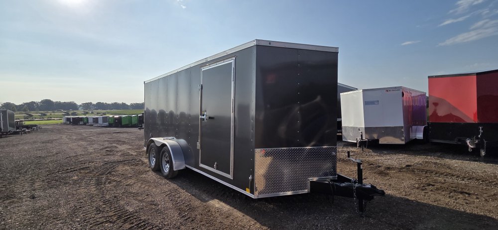 7'x16' RC Trailers Enclosed Cargo 7x16 RWT 72"