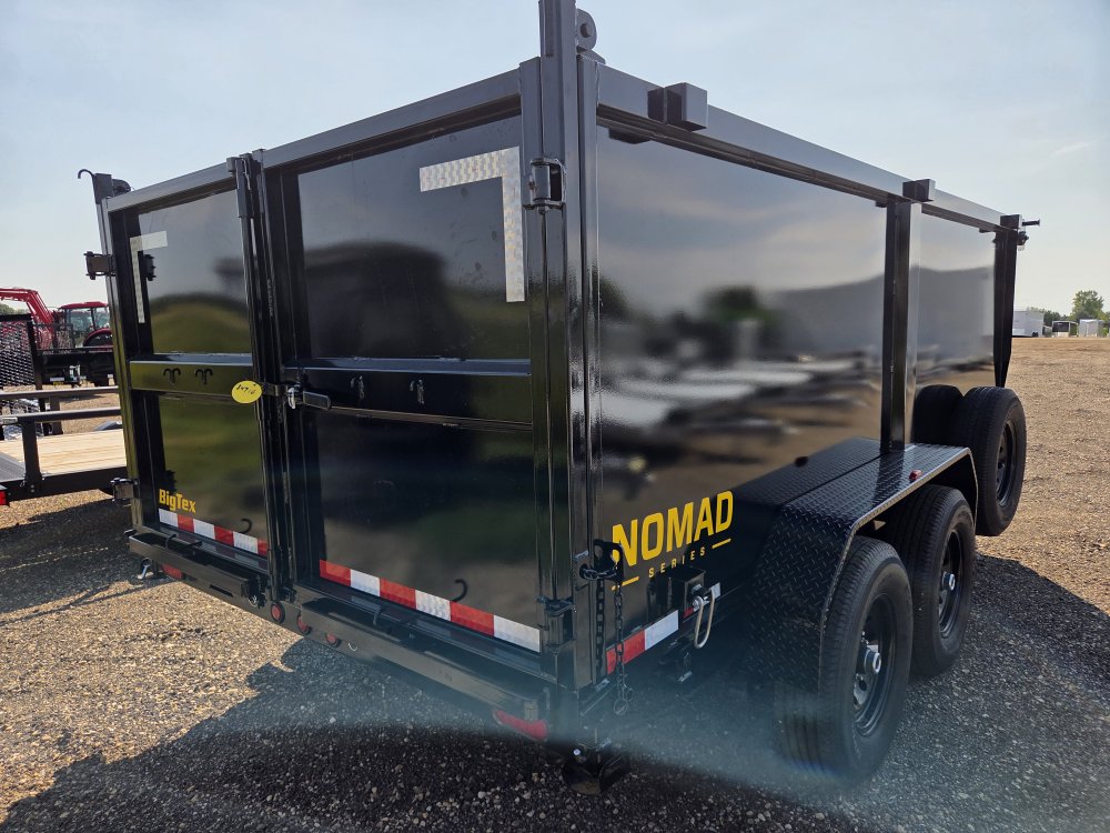 7'x14' Big Tex Trailers Dump 14LX-14 4'