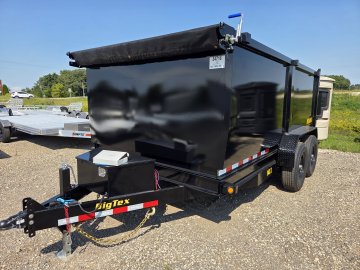 7'x14' Big Tex Trailers Dump 14LX-14 4'