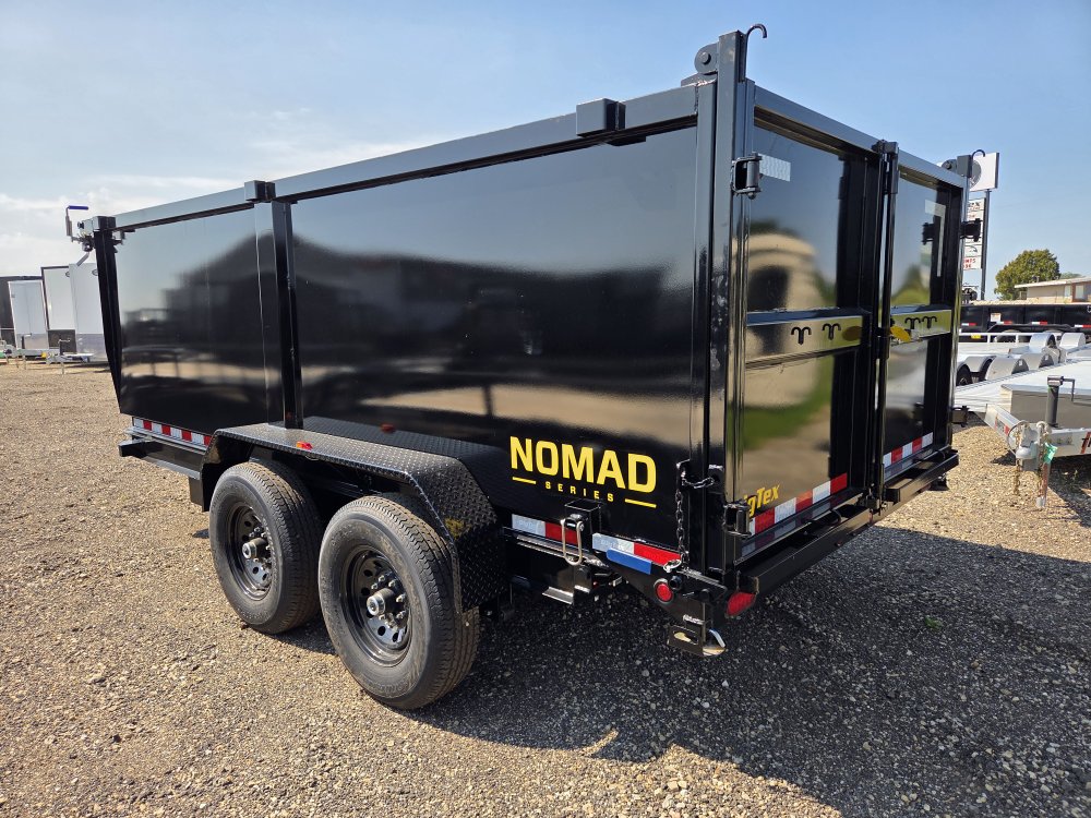 7'x14' Big Tex Trailers Dump 14LX-14 4'