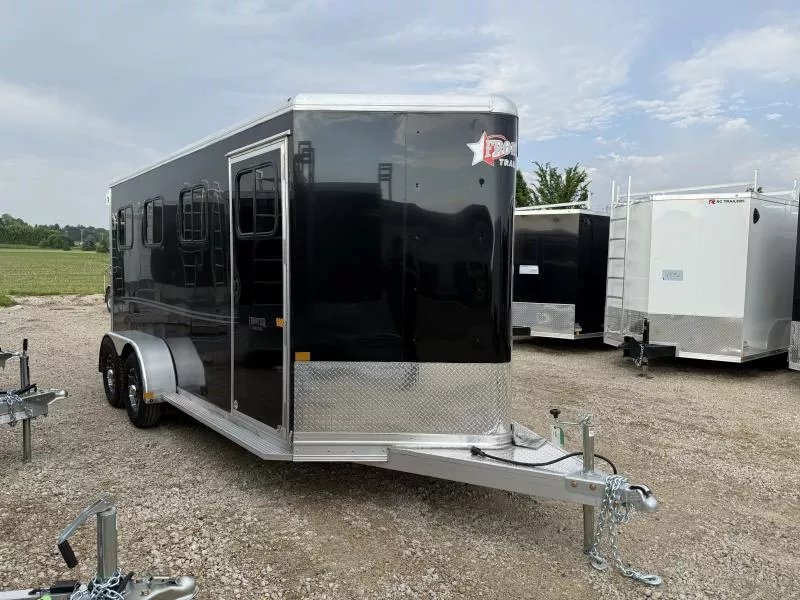 7'x16' Frontier Trailers Horse
