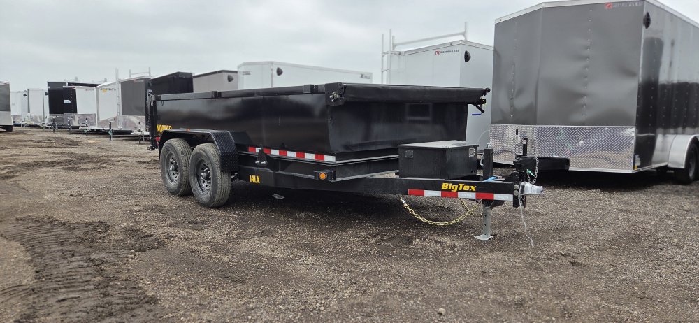 7'x14' Big Tex Trailers Dump 2'