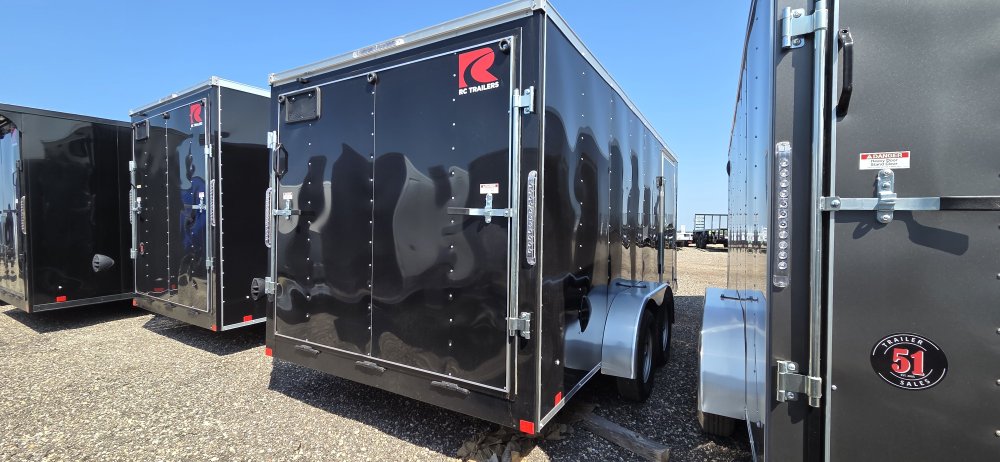 7'x16' RC Trailers Enclosed Cargo 7x16 RWT 72"