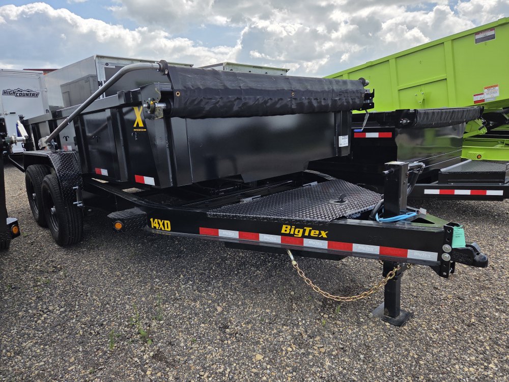 7'x14' Big Tex Trailers Dump 14XD-14 2'