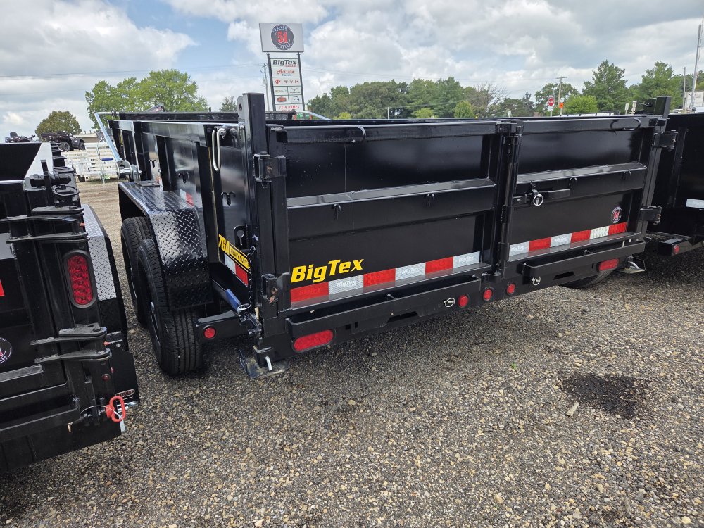 7'x14' Big Tex Trailers Dump 14XD-14 2'