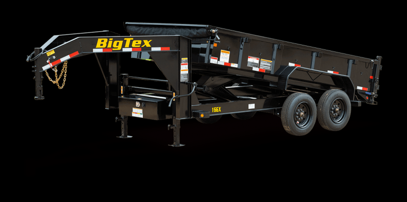 7'x Big Tex Trailers Dump 16GX-16