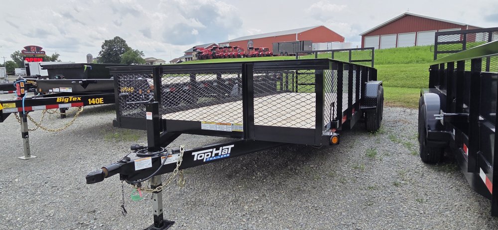 7'x20' Top Hat Trailers Utility Rx10-24X83-9.9E-Q