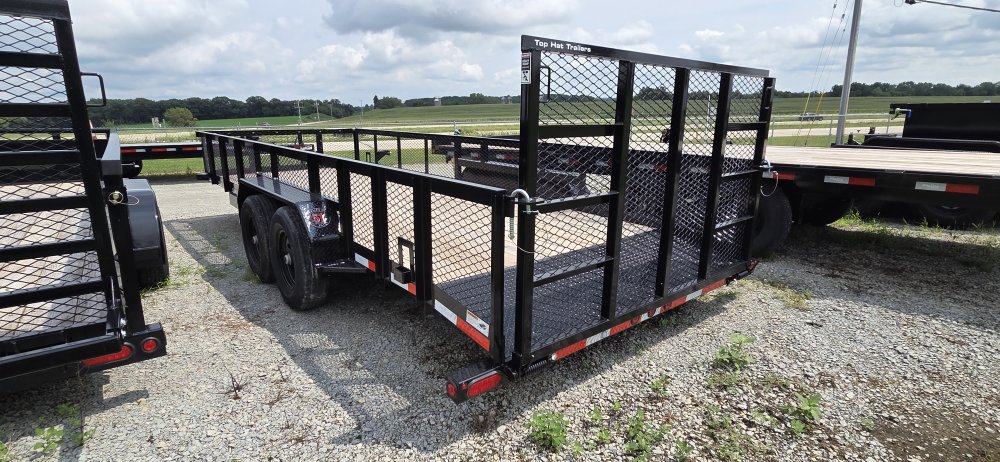 7'x20' Top Hat Trailers Utility Rx10-24X83-9.9E-Q