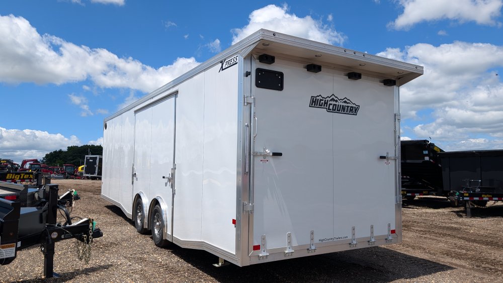 8.5'x28' Alcom Enclosed Cargo XPRESS8.5X28CH2-LMSD25 82"