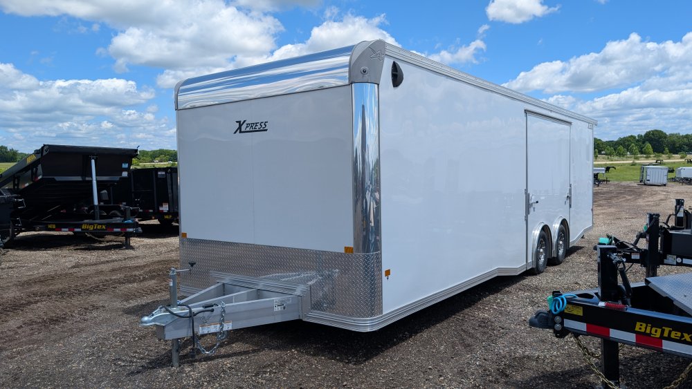 8.5'x28' Alcom Enclosed Cargo XPRESS8.5X28CH2-LMSD25 82"