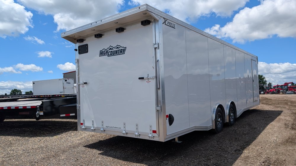 8.5'x28' Alcom Enclosed Cargo XPRESS8.5X28CH2-LMSD25 82"