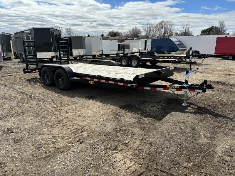 2024 Big Tex Trailers 10ET-18 Equipment Trailer with Knee Ramps 7x18