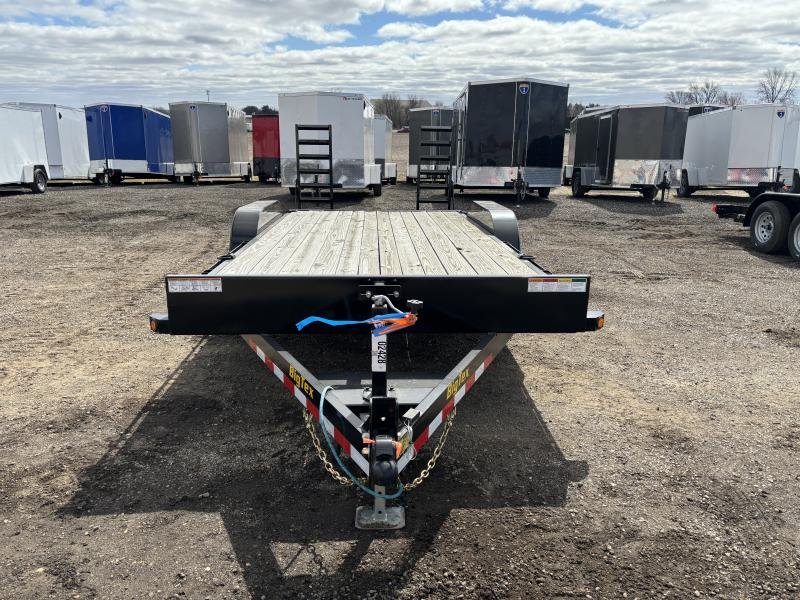 2024 Big Tex Trailers 10ET-18 Equipment Trailer with Knee Ramps 7x18