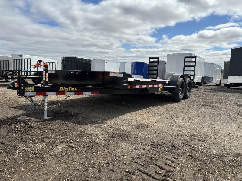 2024 Big Tex Trailers 10ET-18 Equipment Trailer with Knee Ramps 7x18