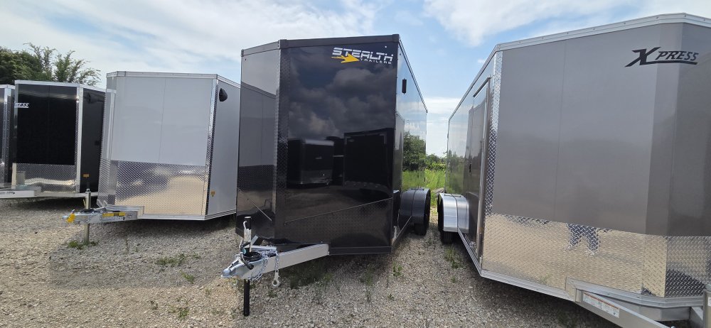 7'x16' Stealth Trailers Enclosed Cargo 7x16-TA 90"