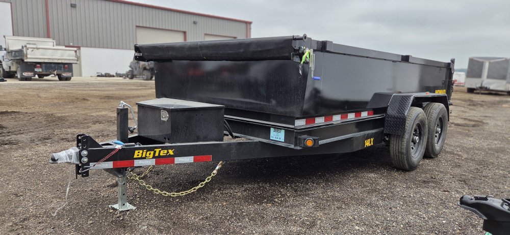 7'x14' Big Tex Trailers Dump 2'