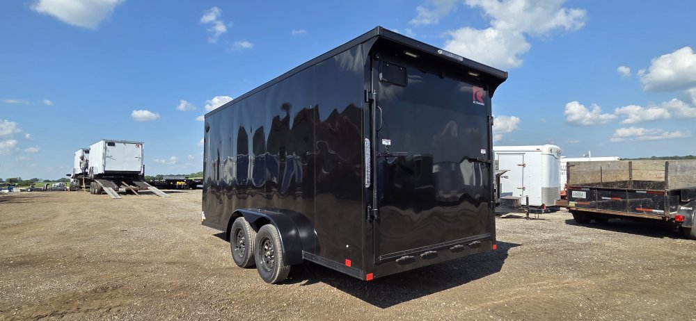 7'x16' RC Trailers Enclosed Cargo RDLX 7x16 78"