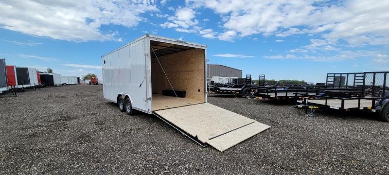 8.5'x18' Stealth Trailers Enclosed Cargo S24TT8518TA2 (Flat Top Slant Wedge) 7'