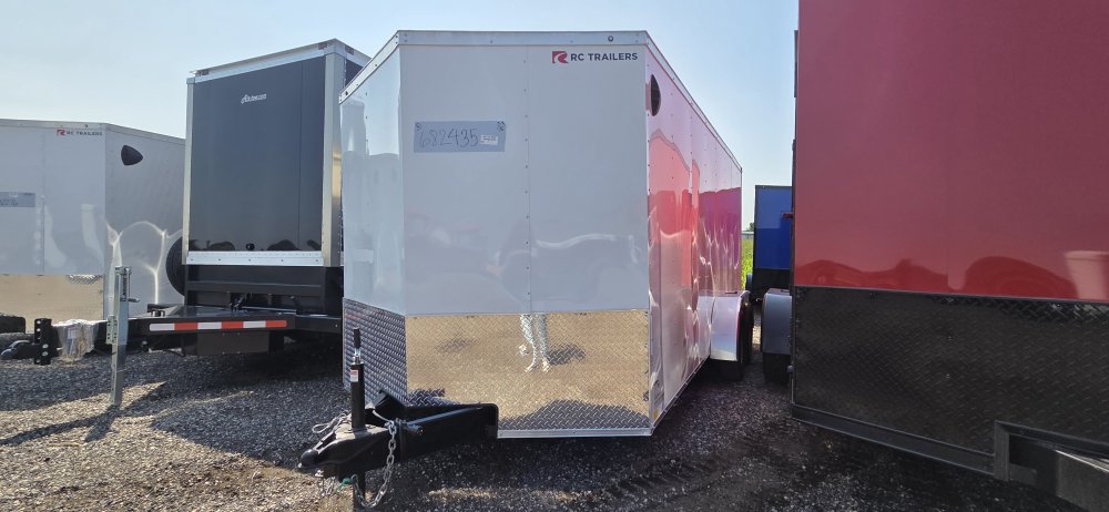 7'x16' RC Trailers Enclosed Cargo 7x16 RWT 72"