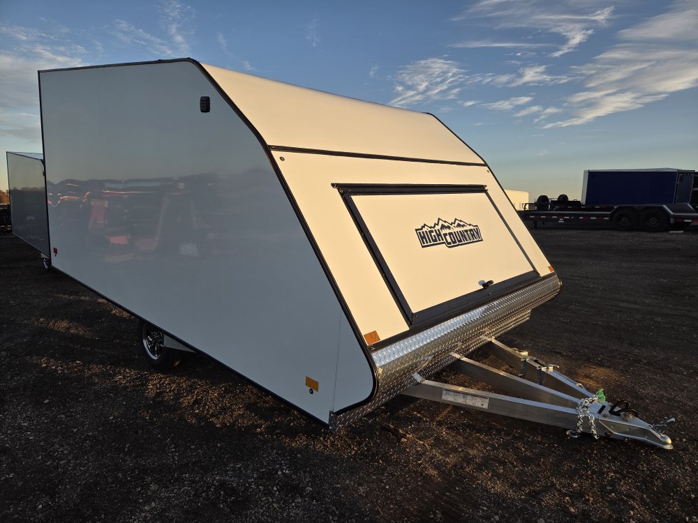 8.5'x12' Alcom Snowmobile HFS101X12CROSS-LMSD25