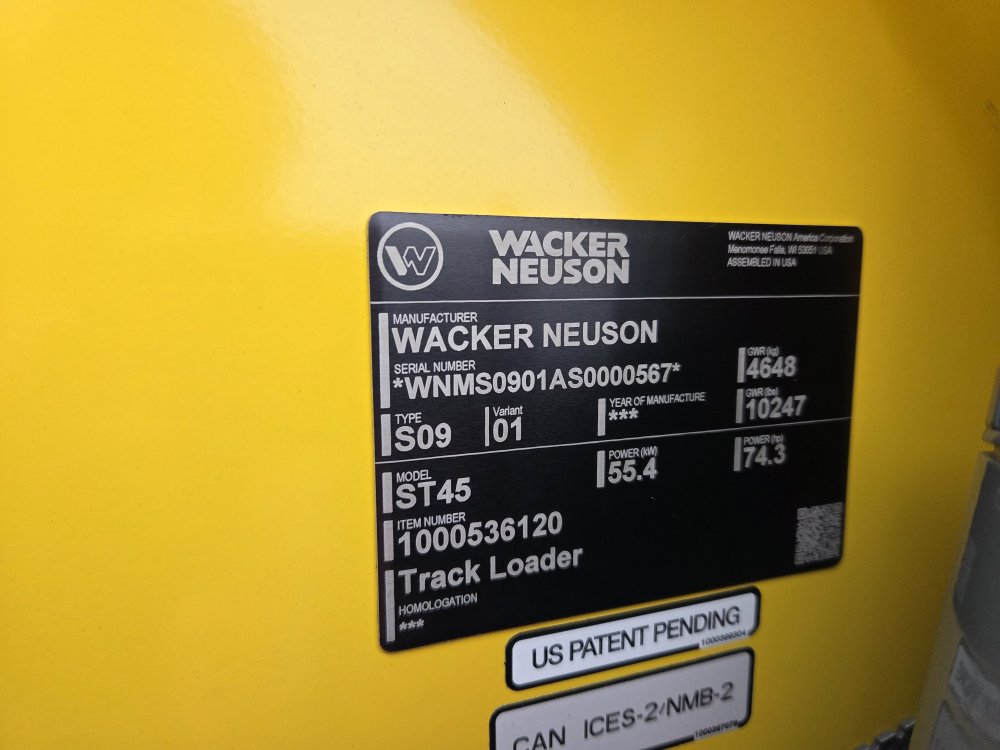 Wacker Neuson ST45 Contractor Equipment
