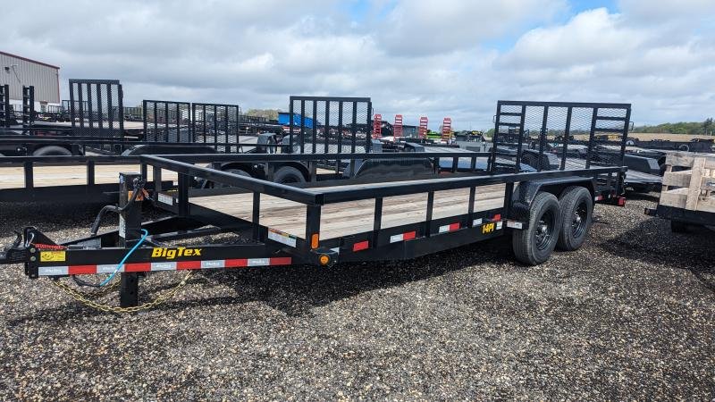 7'x20' Big Tex Trailers Utility 14PI-20