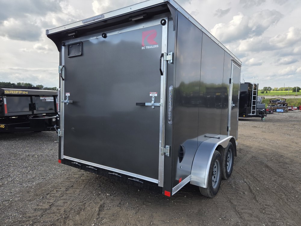 7'x12' RC Trailers Enclosed Cargo RDLX 7x12 6.5'