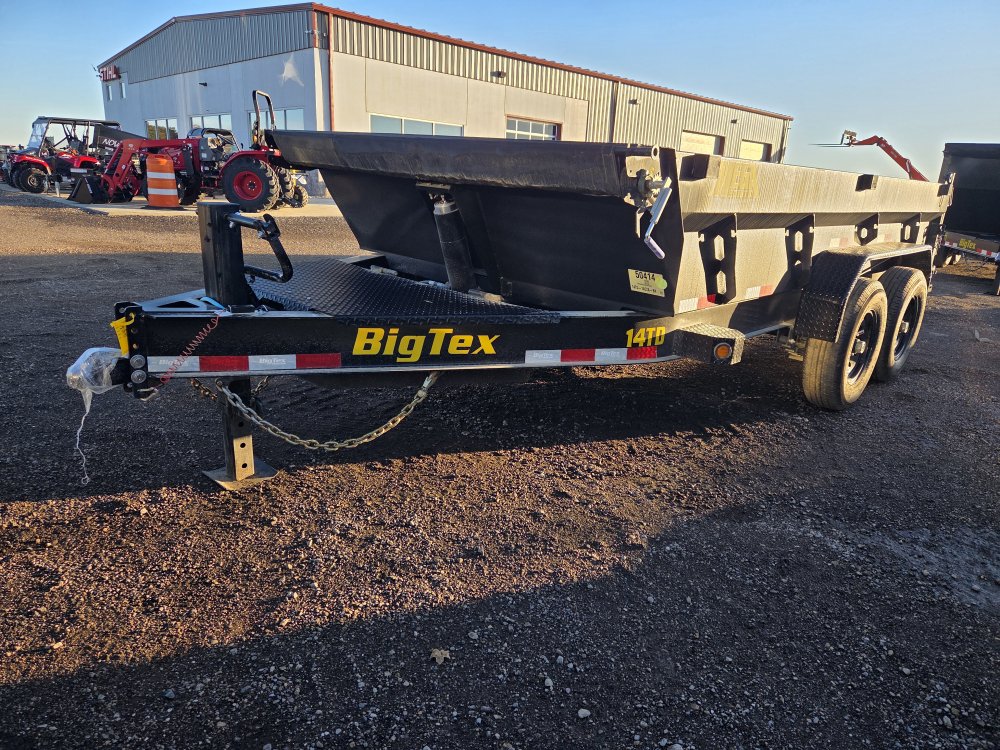 7'x14' Big Tex Trailers Dump 14TD-14 2'