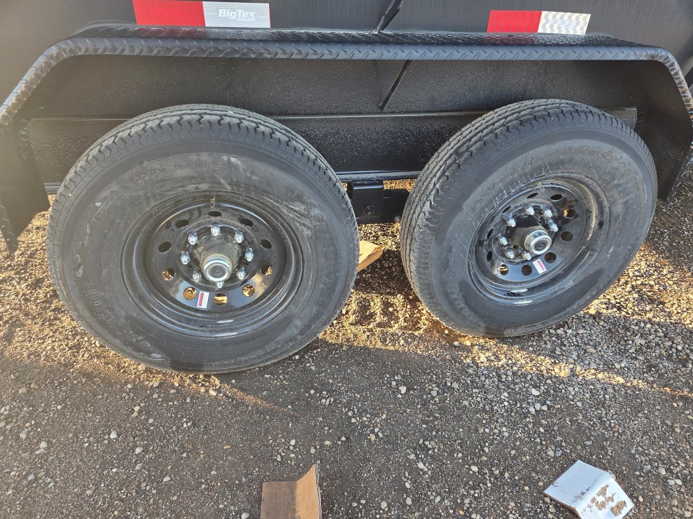 7'x14' Big Tex Trailers Dump 14TD-14 2'
