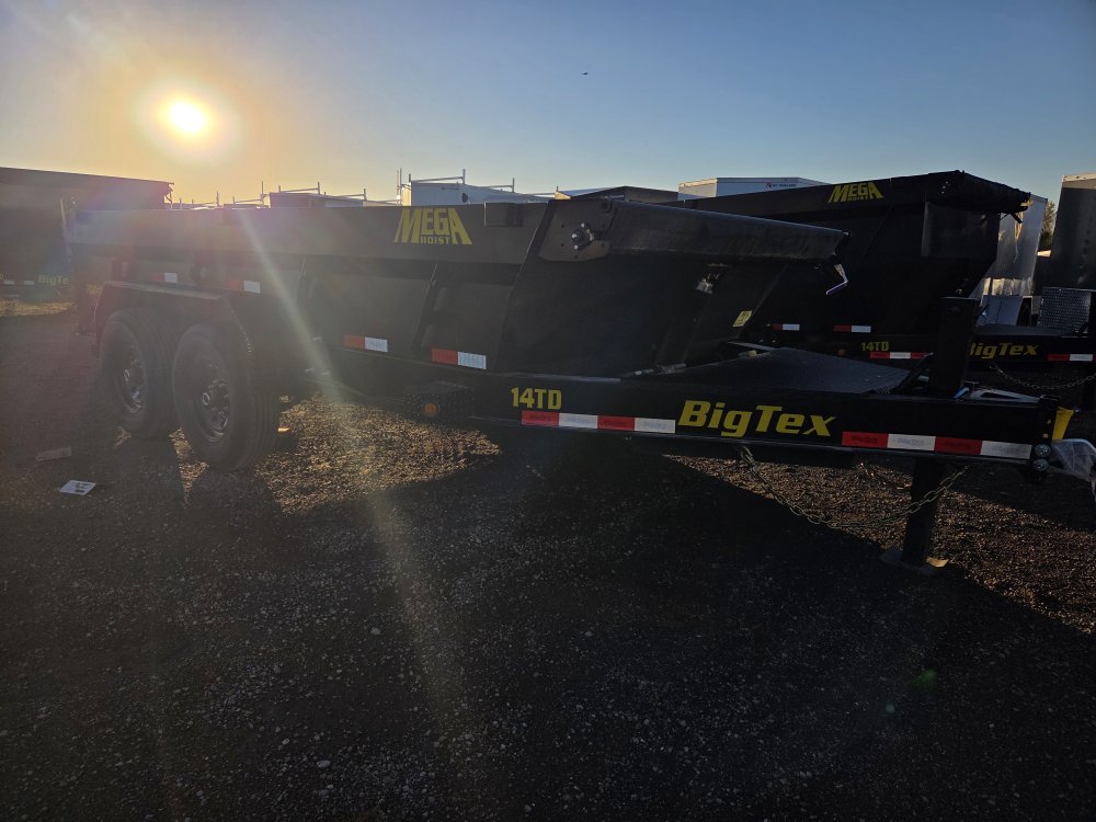 7'x14' Big Tex Trailers Dump 14TD-14 2'