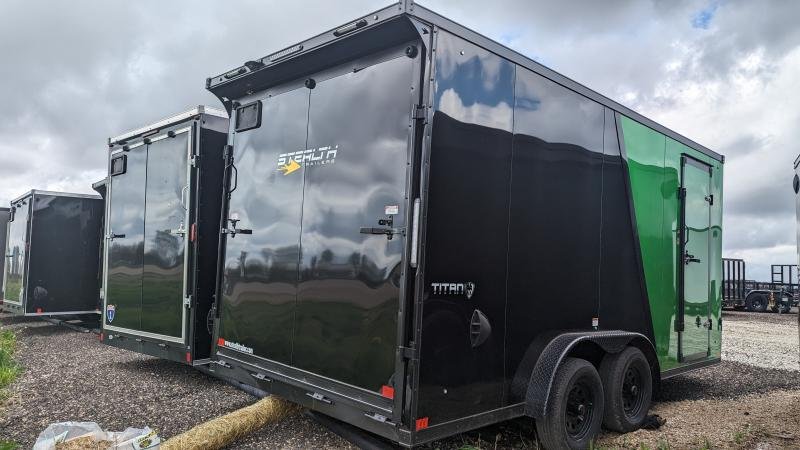 7'x16' Stealth Trailers Enclosed Cargo STT716TA2