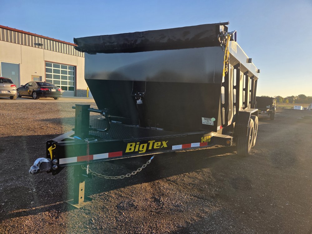 7'x14' Big Tex Trailers Dump 14TD-14 4'