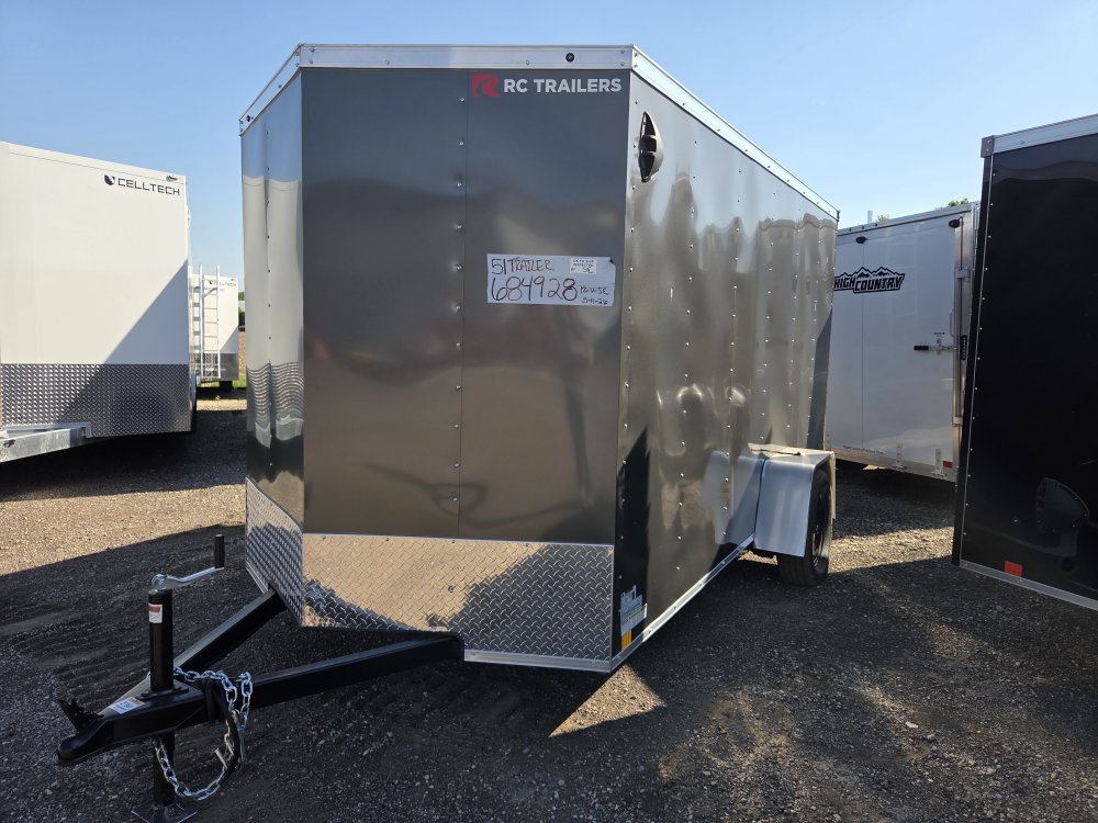 6'x12' RC Trailers Enclosed Cargo E612SA 72"