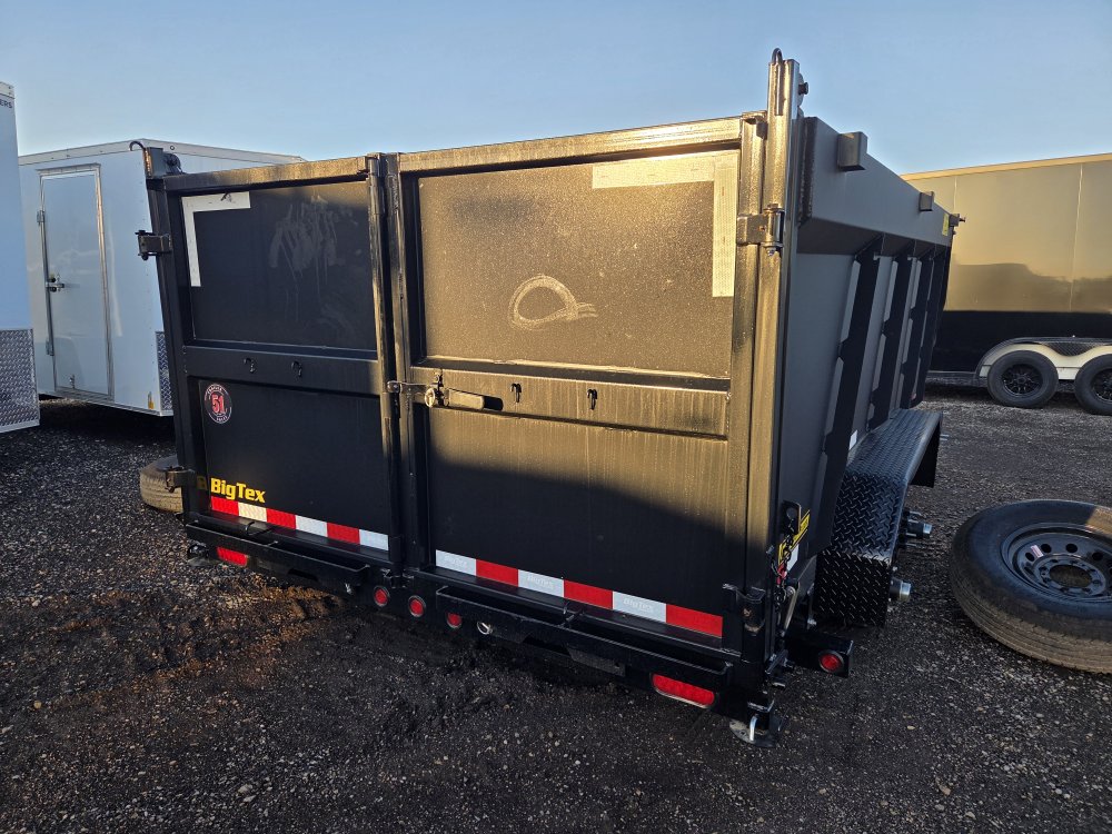 7'x14' Big Tex Trailers Dump 14TD-14 4'