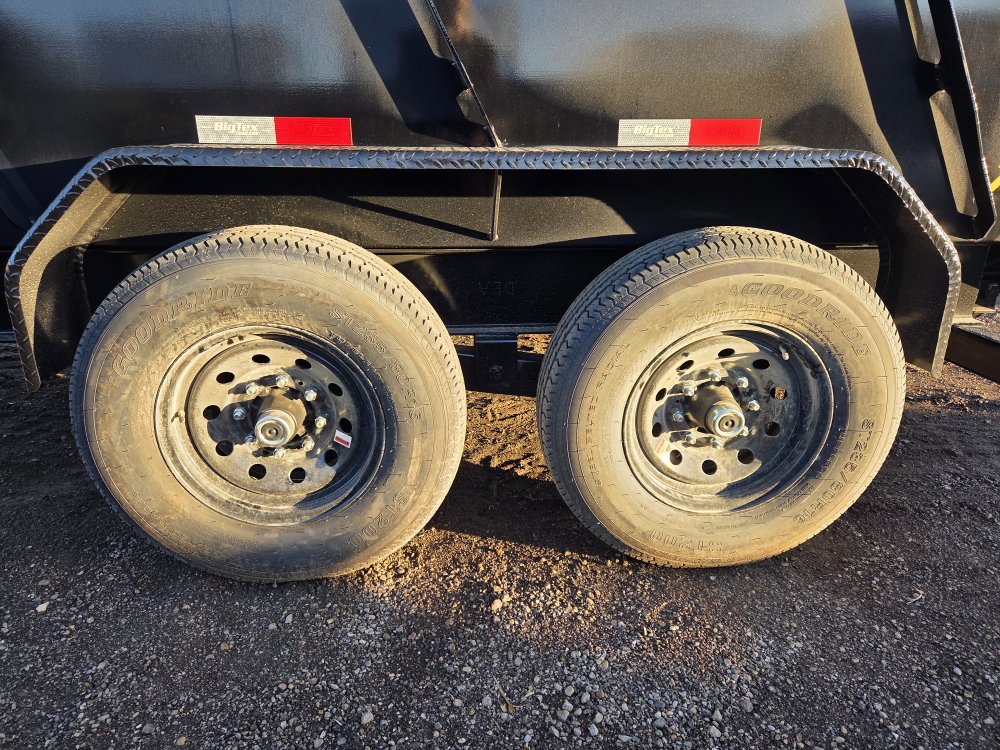 7'x14' Big Tex Trailers Dump 14TD-14 4'
