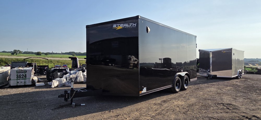 8.5'x16' Stealth Trailers Enclosed Cargo TY 8x16 78"