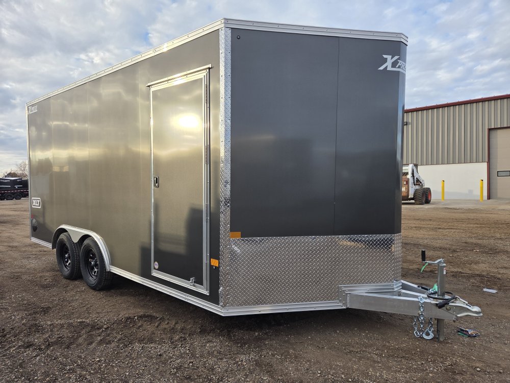 8.5'x16' Alcom Enclosed Cargo XPRESS8.5X16CH XLT-P LMFL25 86"